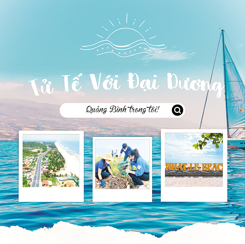 Thông điệp bảo vệ môi trường biển được các bạn trẻ truyền tải qua hoạt động photovoice.