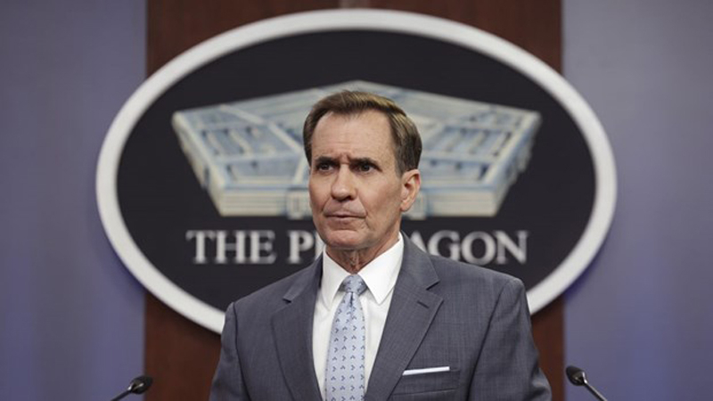 Ông John Kirby, Điều phối viên liên lạc chiến lược thuộc Hội đồng An ninh quốc gia Mỹ. (Nguồn: Reuters)
