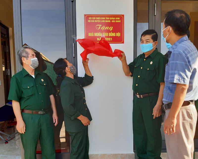 Thông qua các hoạt động tình nghĩa, nhiều CCB đã có những ngôi nhà khang trang, vững chắc.