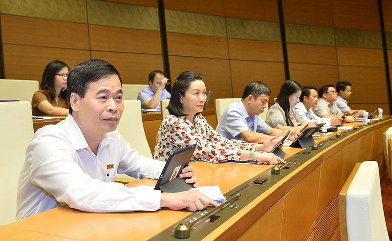 Đại biểu biểu biểu thông qua nghị quyết tại Kỳ họp,