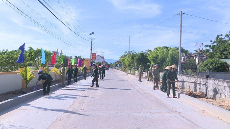 Hội CCB huyện Quảng Trạch chung tay thực hiện phong trào “Toàn dân đoàn kết xây dựng nông thôn mới, đô thị văn minh”.