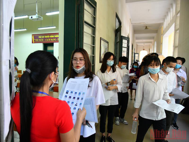 Kỳ thi tốt nghiệp trung học phổ thông năm 2021. (Ảnh: THUỶ NGUYÊN)