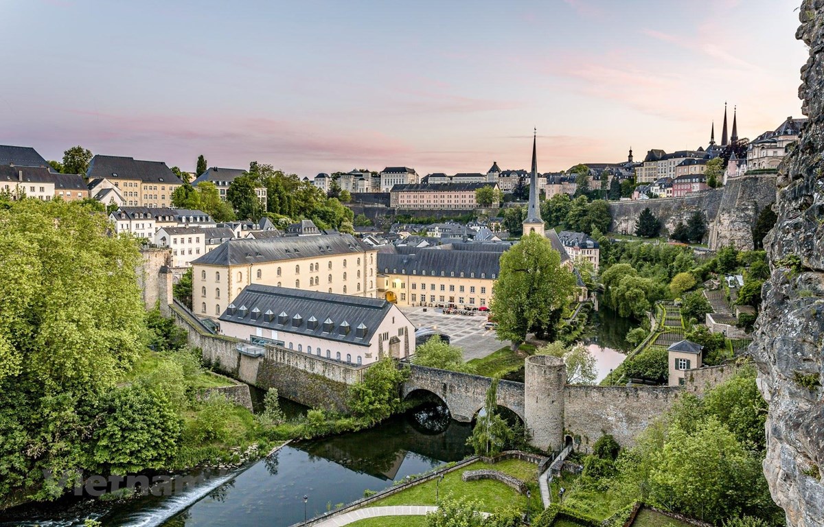 Thành phố Luxembourg, Thủ đô của đất nước Luxembourg. Ảnh: LSDD