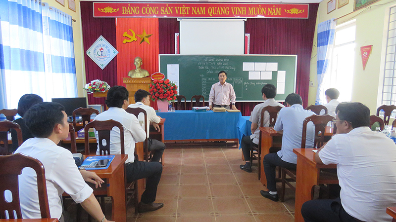 Giám đốc Sở GD-ĐT nhắc nhở các điểm thi phải thực hiện nghiêm túc quy chế thi