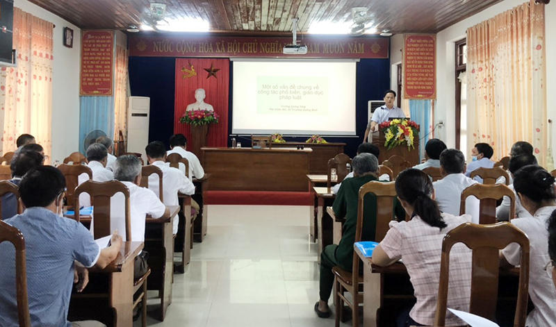 Sở Tư pháp tập huấn kiến thức pháp luật cho đội ngũ tuyên truyền viên, hòa giải viên cơ sở.