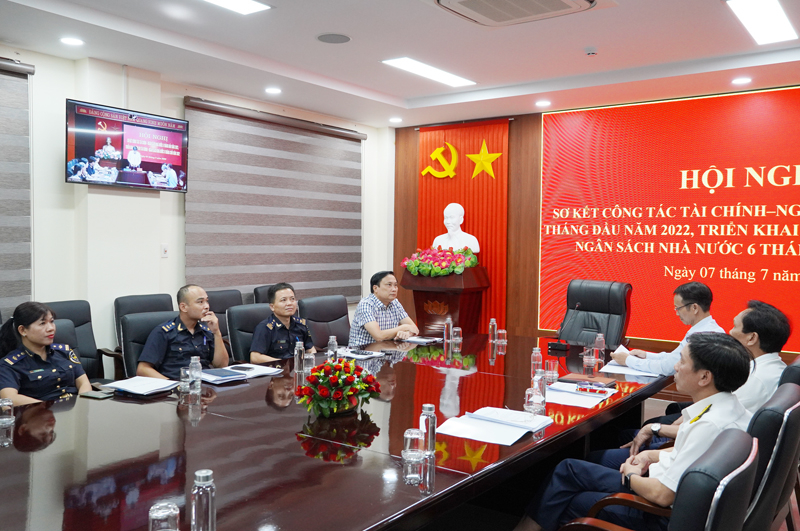 Quang cảnh hội nghị tại điểm cầu tỉnh Quảng Bình.