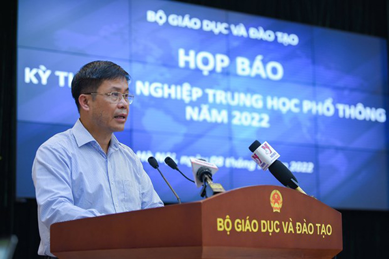 Ông Lê Mỹ Phong cho rằng việc bố trí phòng chờ là cần thiết để đảm bảo an toàn cho kỳ thi. (Ảnh: Bộ GD-ĐT)