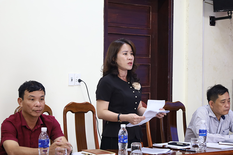 Các đại biểu đã tập trung thảo luận nhằm đẩy mạnh hiệu quả và hoàn thành chỉ tiêu các hoạt động VH-TT đã đặt ra.