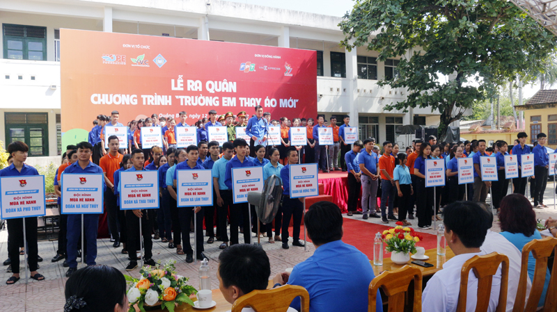 23 đội hình thanh niên tình nguyện được thành lập tại các xã, thị trấn triển khai chương trình.