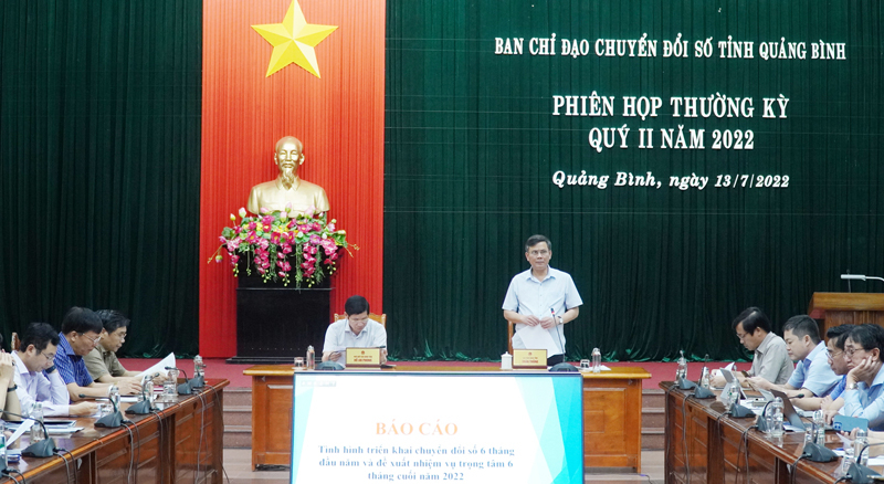 Đồng chí Chủ tịch UBND tỉnh, Trưởng BCĐ Trần Thắng chủ trì phiên họp.
