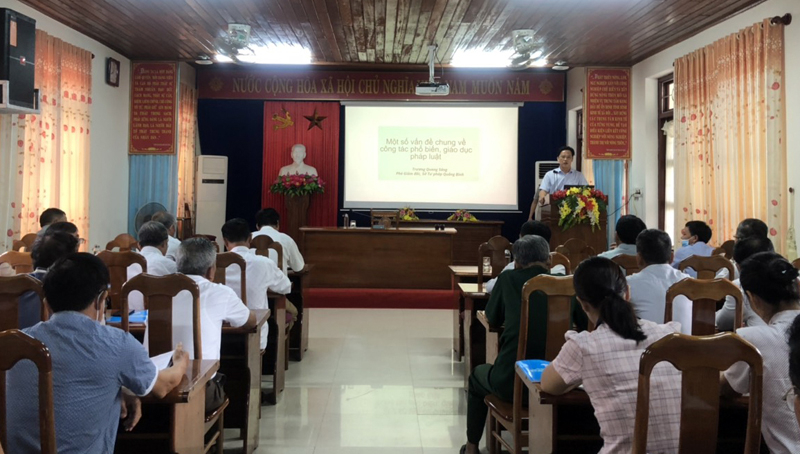 Tổ chức lớp tập huấn tại huyện Lệ Thủy