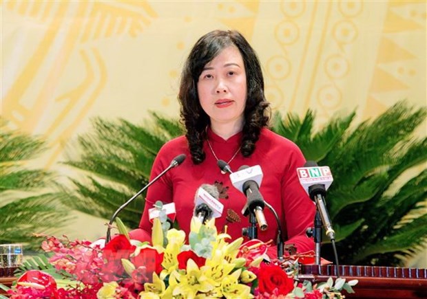 Bà Đào Hồng Lan. (Ảnh: TTXVN/Vietnam+)
