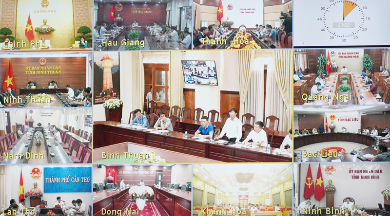 Các điểm cầu trong địa phương.