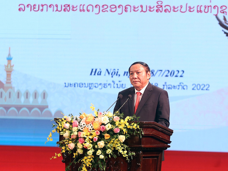 Bộ trưởng Văn hóa, Thể thao và Du lịch Việt Nam Nguyễn Văn Hùng phát biểu tại lễ khai mạc - Ảnh: VGP/Hải Minh