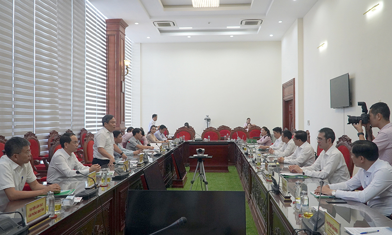 Toàn cảnh buổi làm việc