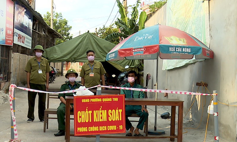 Hội viên Hội CCB phường Quảng Thọ tham gia  