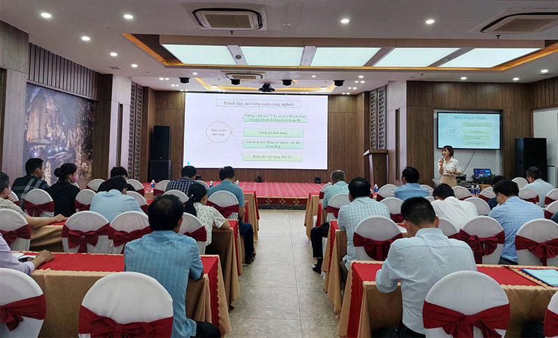 Tập huấn quản lý, phát triển cụm công nghiệp