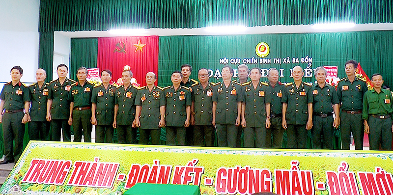 Ban chấp hành Hội CCB TX. Ba Đồn nhiệm kỳ 2022 - 2027