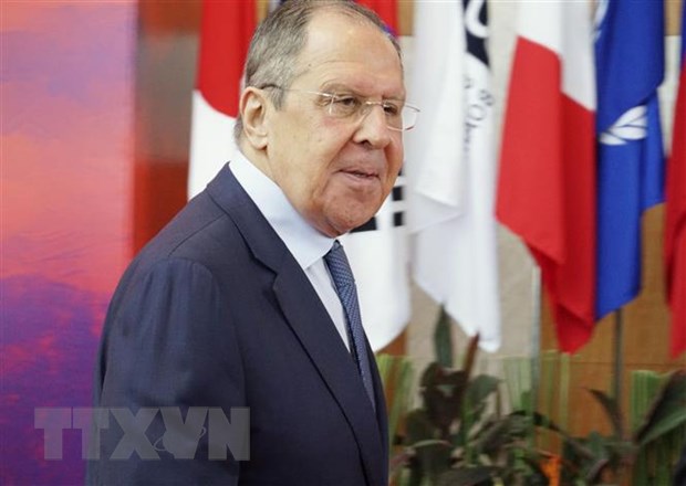 Ngoại trưởng Nga Sergei Lavrov. (Ảnh: Kyodo/ TTXVN)