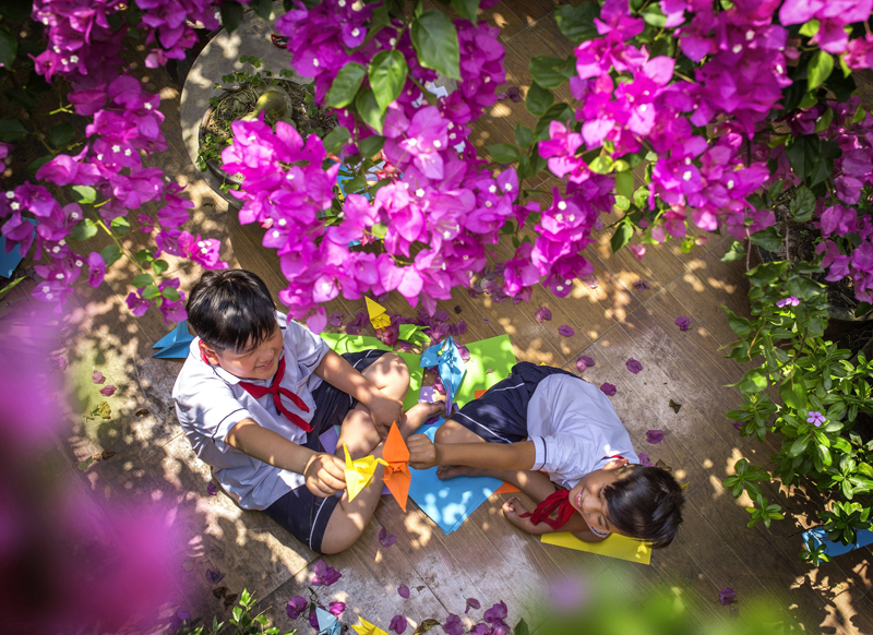 dưới nắng