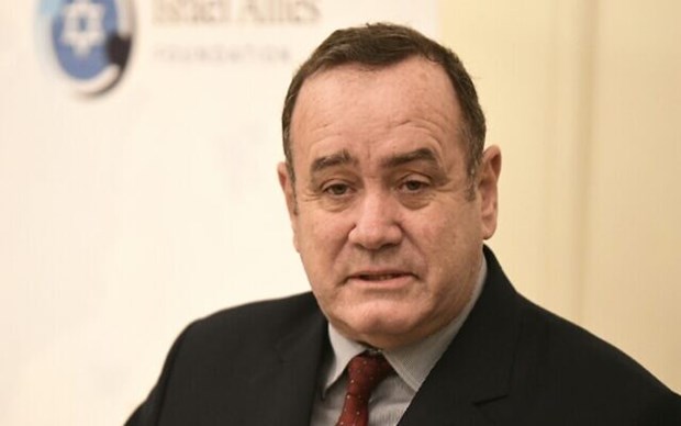 Tổng thống Guatemala Alejandro Giammattei. (Nguồn: timesofisrael.com)