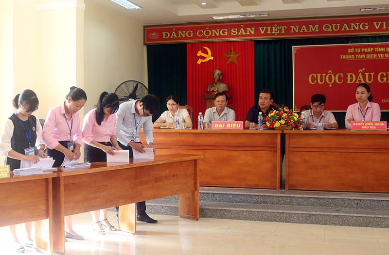 Hoạt động ĐGQSDĐ trên địa bàn tỉnh chịu sự quản lý, giám sát chặt chẽ từ các cơ quan chức năng.