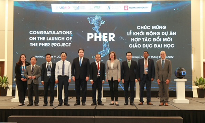 Lễ khởi động dự án Hợp tác đổi mới giáo dục đại học - Ảnh: VGP/Nhật Nam