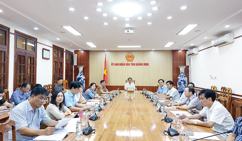 Các đại biểu tham dự tại điểm cầu tỉnh ta