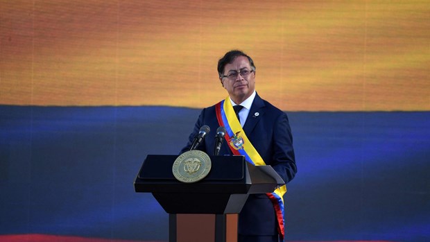 Tổng thống đắc cử Colombia Gustavo Petro nhậm chức. (Nguồn: elpais)