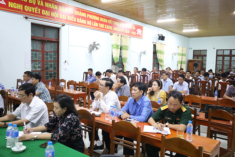 Buổi TXCT tại xã Quảng Phương, huyện Quảng Trạch. 