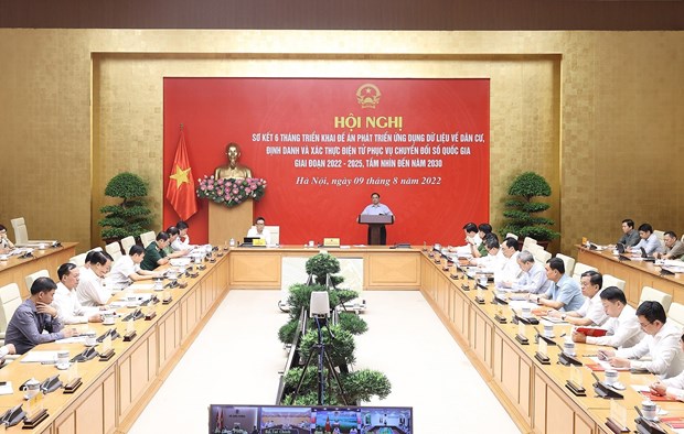 Thủ tướng Phạm Minh Chính phát biểu khai mạc hội nghị. (Ảnh: Dương Giang/TTXVN)