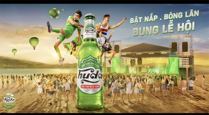 Những bữa tiệc đông vui bất tận đang chờ bạn tại Lễ hội bóng đá biển Huda 2022