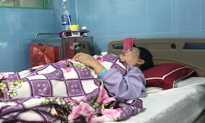 Hiện tại, người bệnh sức khỏe ổn định, vết mổ khô, di chuyển và giao tiếp tốt.