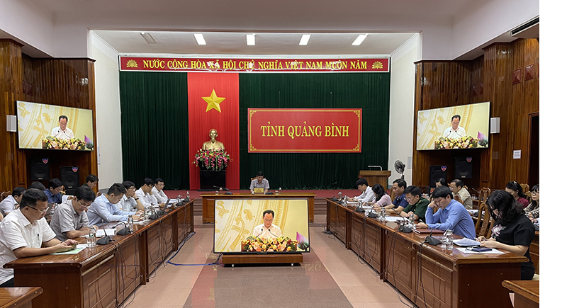 Hội nghị tại điểm cầu Quảng Bình