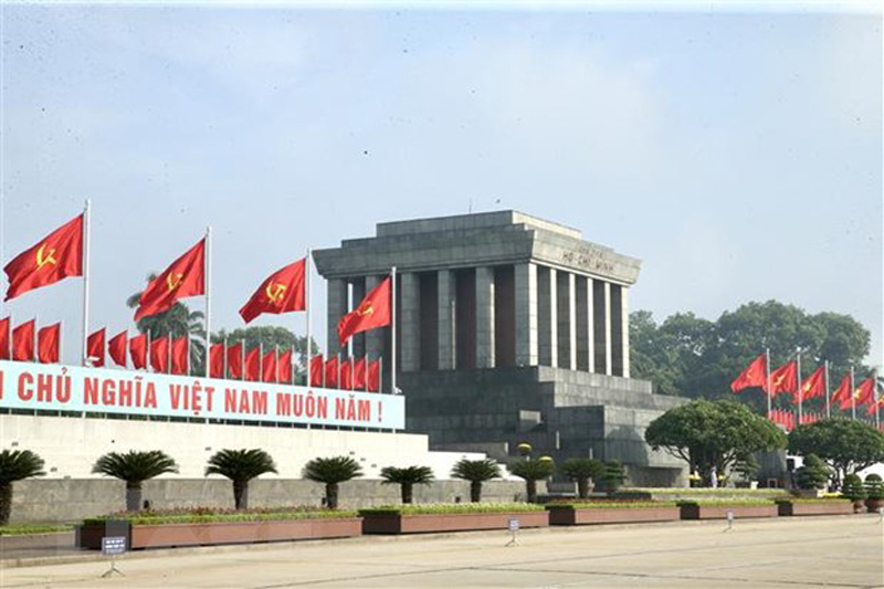 Lăng Chủ tịch Hồ Chí Minh. (Ảnh: Lâm Khánh/TTXVN)