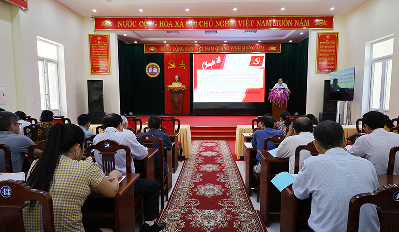 Các học viên được tiếp thu Kết luận số 01-KL/TW ngày 18/5/2021 của Bộ Chính trị.