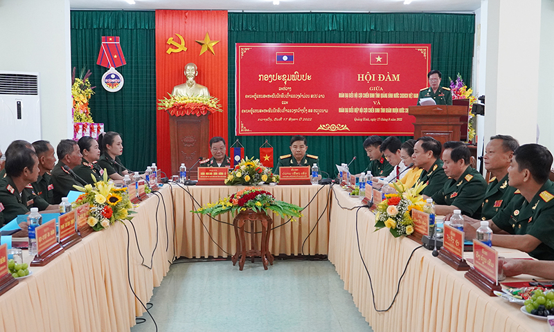 Toàn cảnh buổi hội đàm.