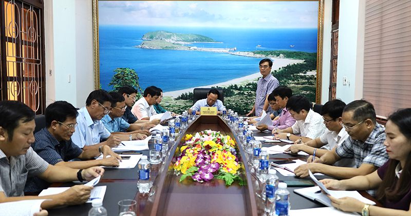Toàn cảnh buổi làm việc.