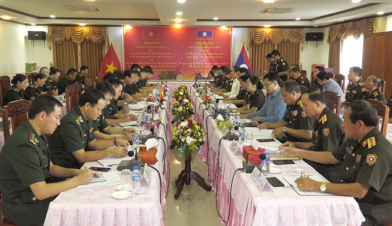 Hội đàm thường niên năm 2022 của lực lượng bảo vệ biên giới Quảng Bình, Quảng Trị - Savanakhet.