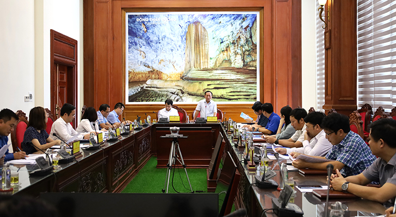  Toàn cảnh buổi làm việc.
