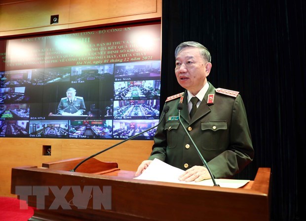 Đại tướng Tô Lâm, Ủy viên Bộ Chính trị, Bộ trưởng Bộ Công an. (Ảnh: Phạm Kiên/TTXVN)