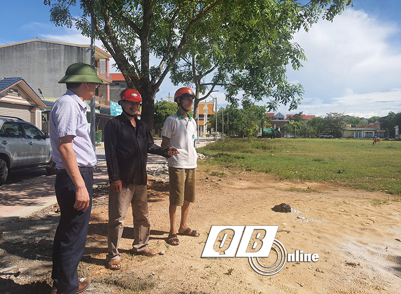  Phần đất bị thu hồi đang để trống được quy hoạch xây dựng công viên lễ hội.