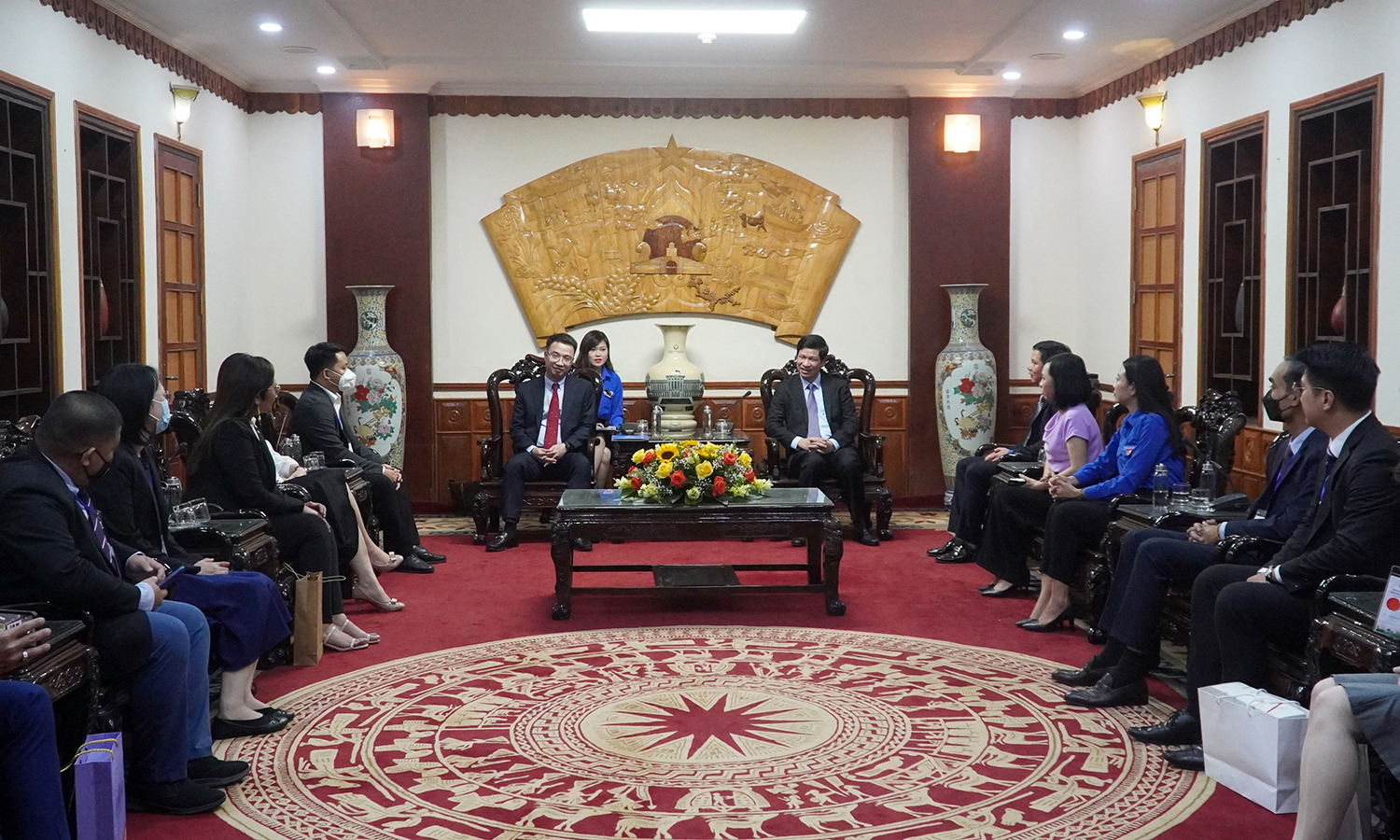 Toàn cảnh buổi tiếp