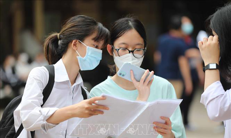 Thí sinh dự kỳ thi tốt nghiệp THPT năm 2022. Ảnh minh họa: Thanh Tùng/TTXVN