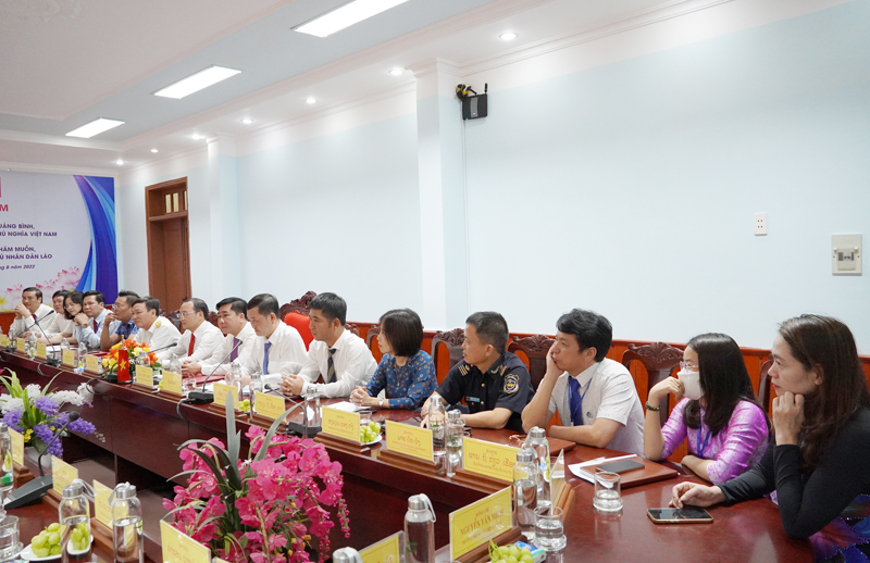 Đoàn đại biểu Sở Tài chính Quảng Bình.