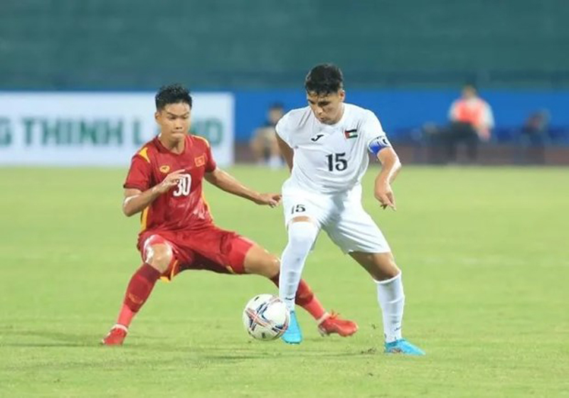U20 Việt Nam hòa U20 Palestine. (Nguồn: VTCNews)