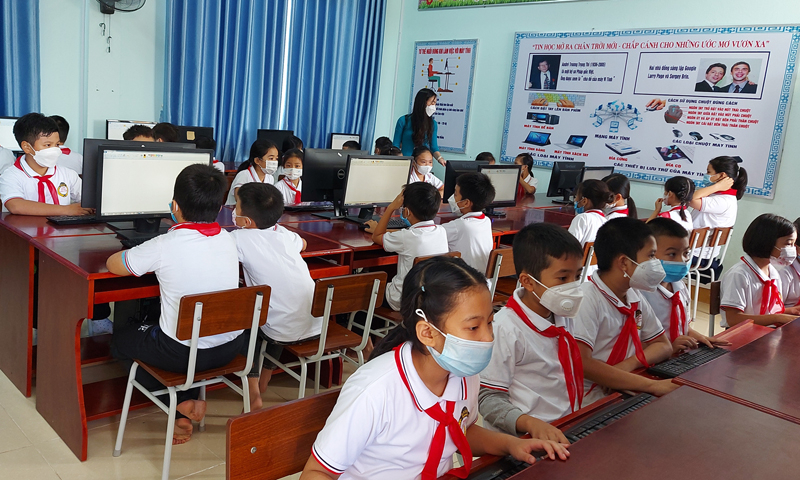 Các trường học đều chú trọng đổi mới phương pháp dạy và học, phát huy tính chủ động tích cực của học sinh.