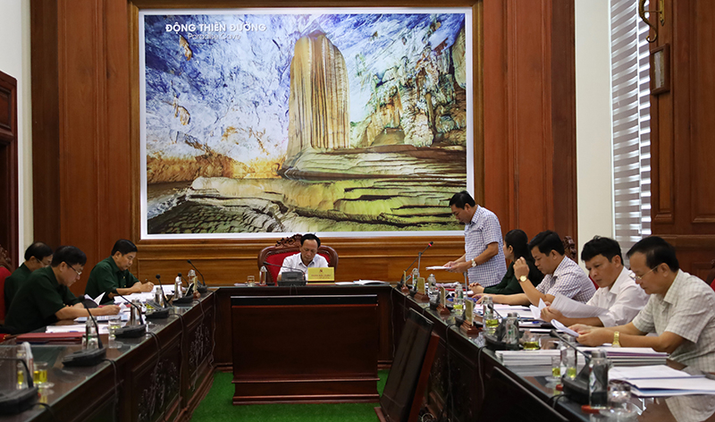 Toàn cảnh buổi làm việc.