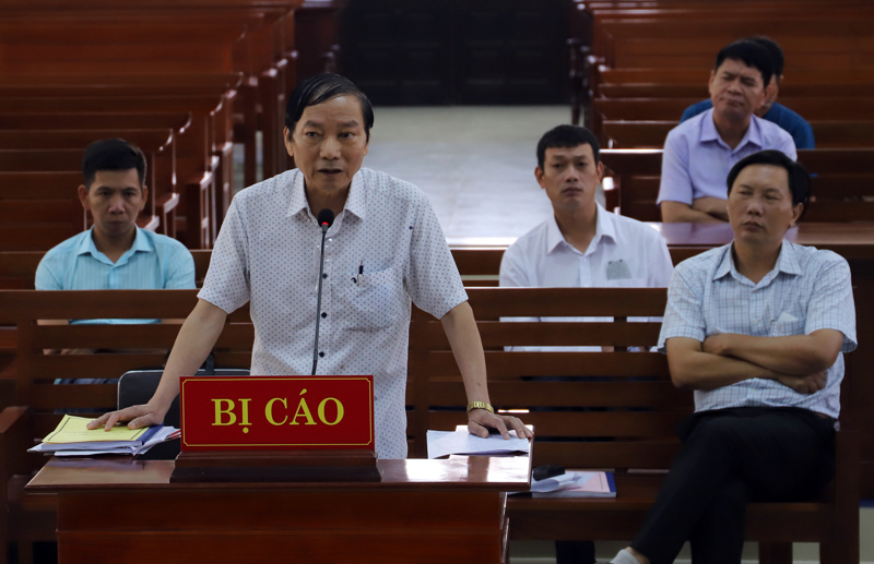 Các bị cáo trong vụ án