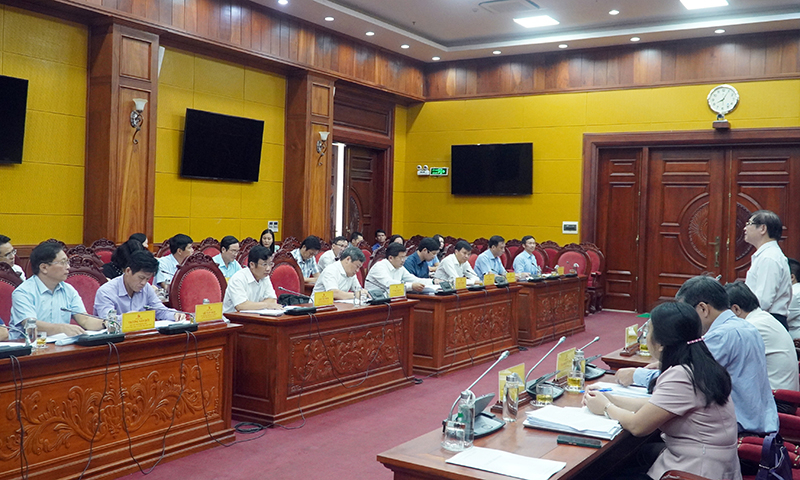 Đại biểu dự buổi làm việc